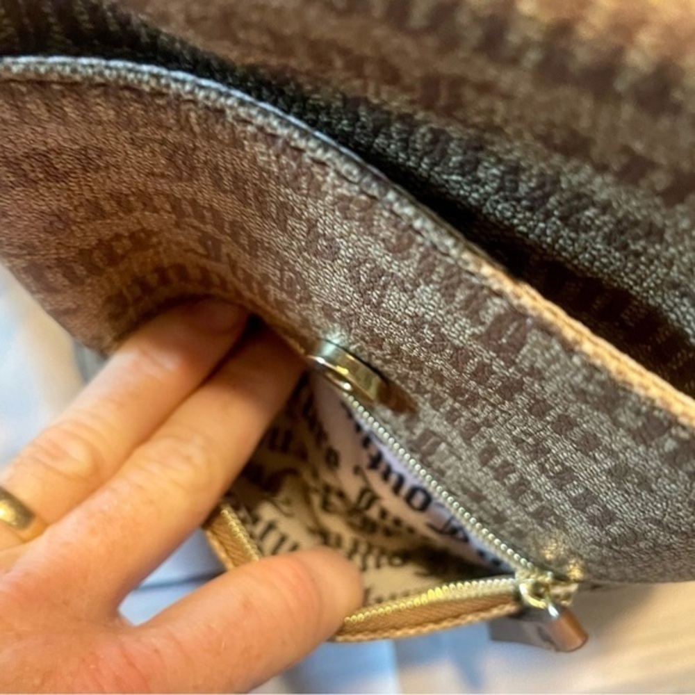 Juicy Couture Modern Chic Medium Macroon Dot Backpack- Brown 🔥EUC🔥 - Picture 11 of 15